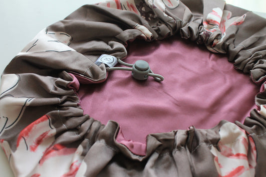 Grey Orchid - Adjustable Bonnet