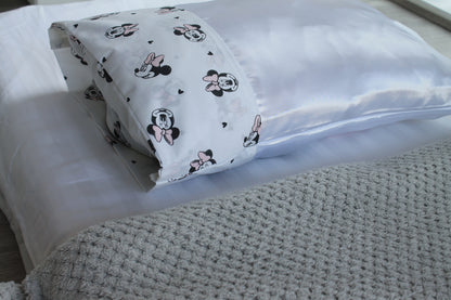 Minnie Pillowcase - White