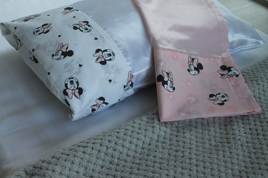 Minnie Pillowcase - White