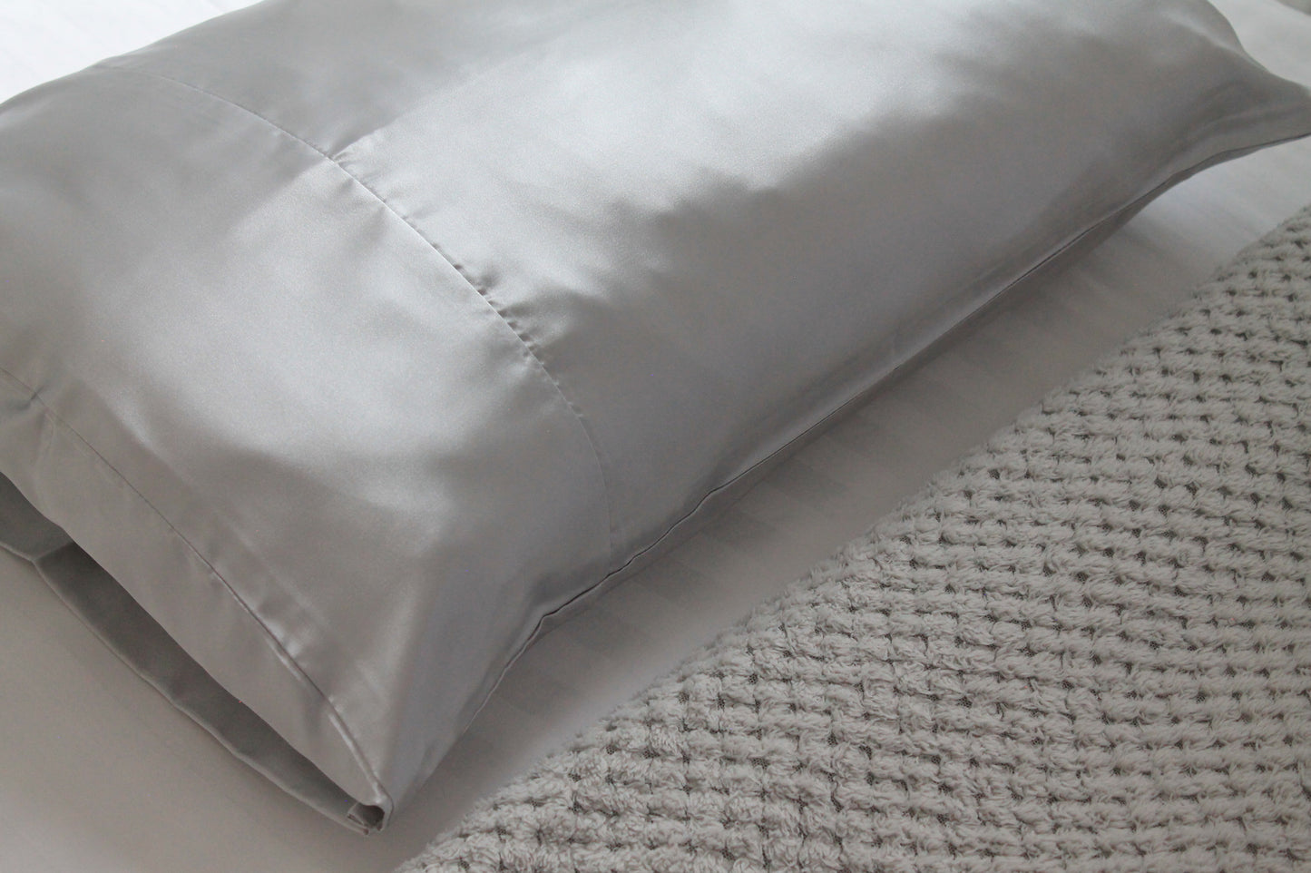 Silver Grey Pillowcase
