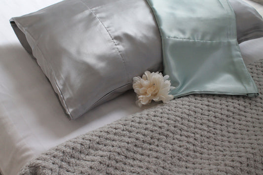 Silver Grey Pillowcase