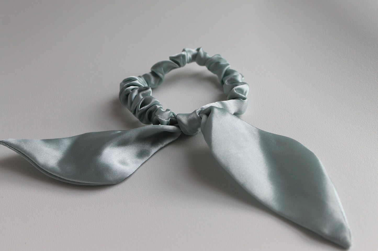 Mint Slim Scrunchie +Bunny ears