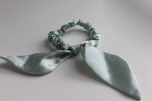 Mint Slim Scrunchie +Bunny ears