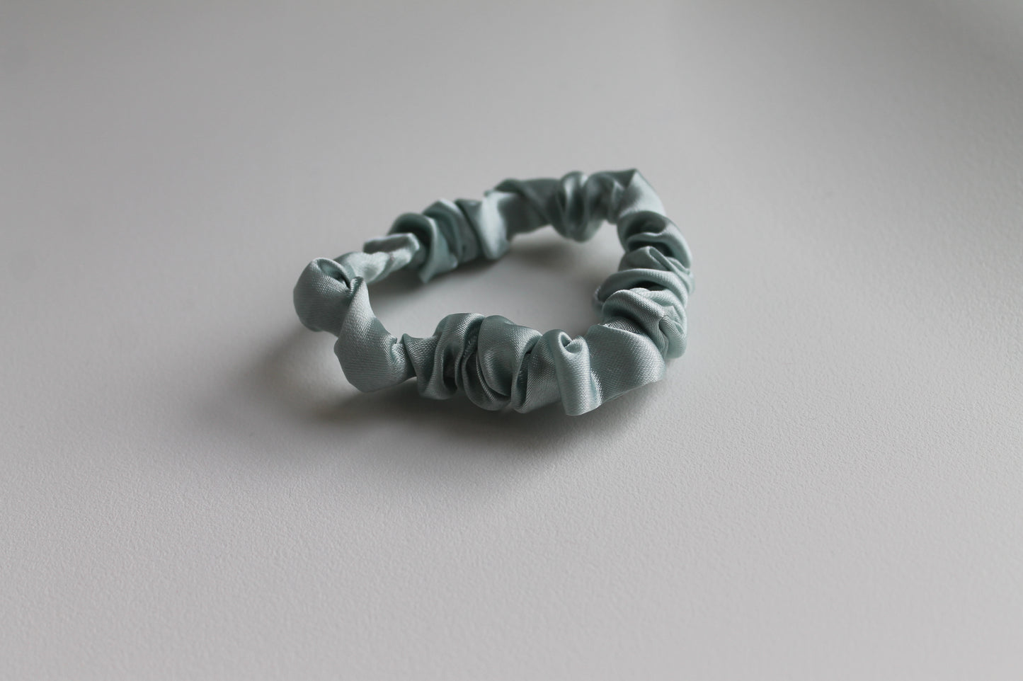 Mint Slim Scrunchie +Bunny ears