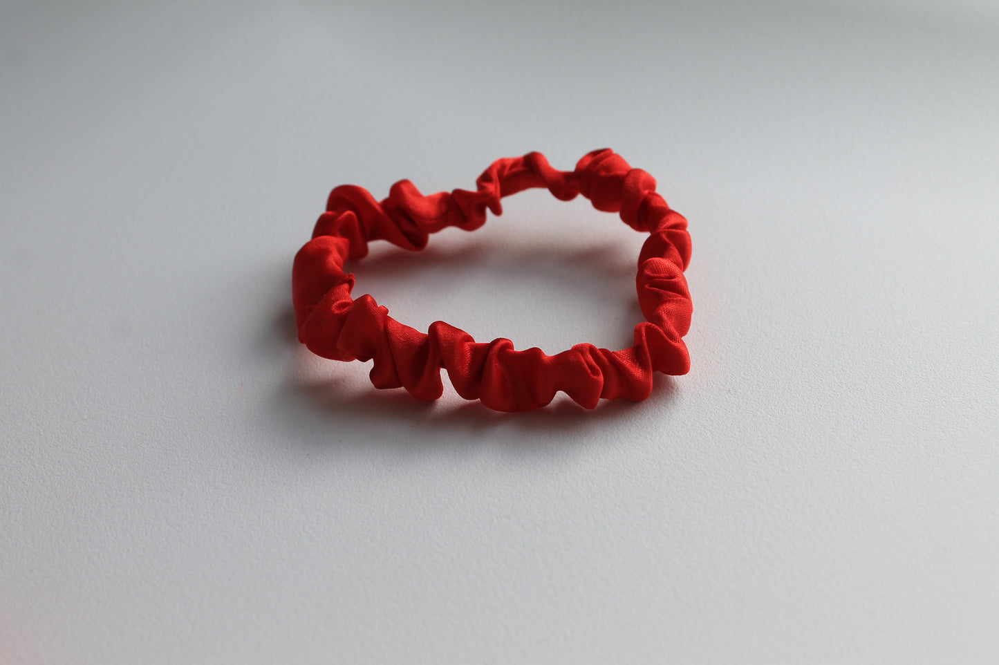 Red Slim Scrunchie + Bunny ears