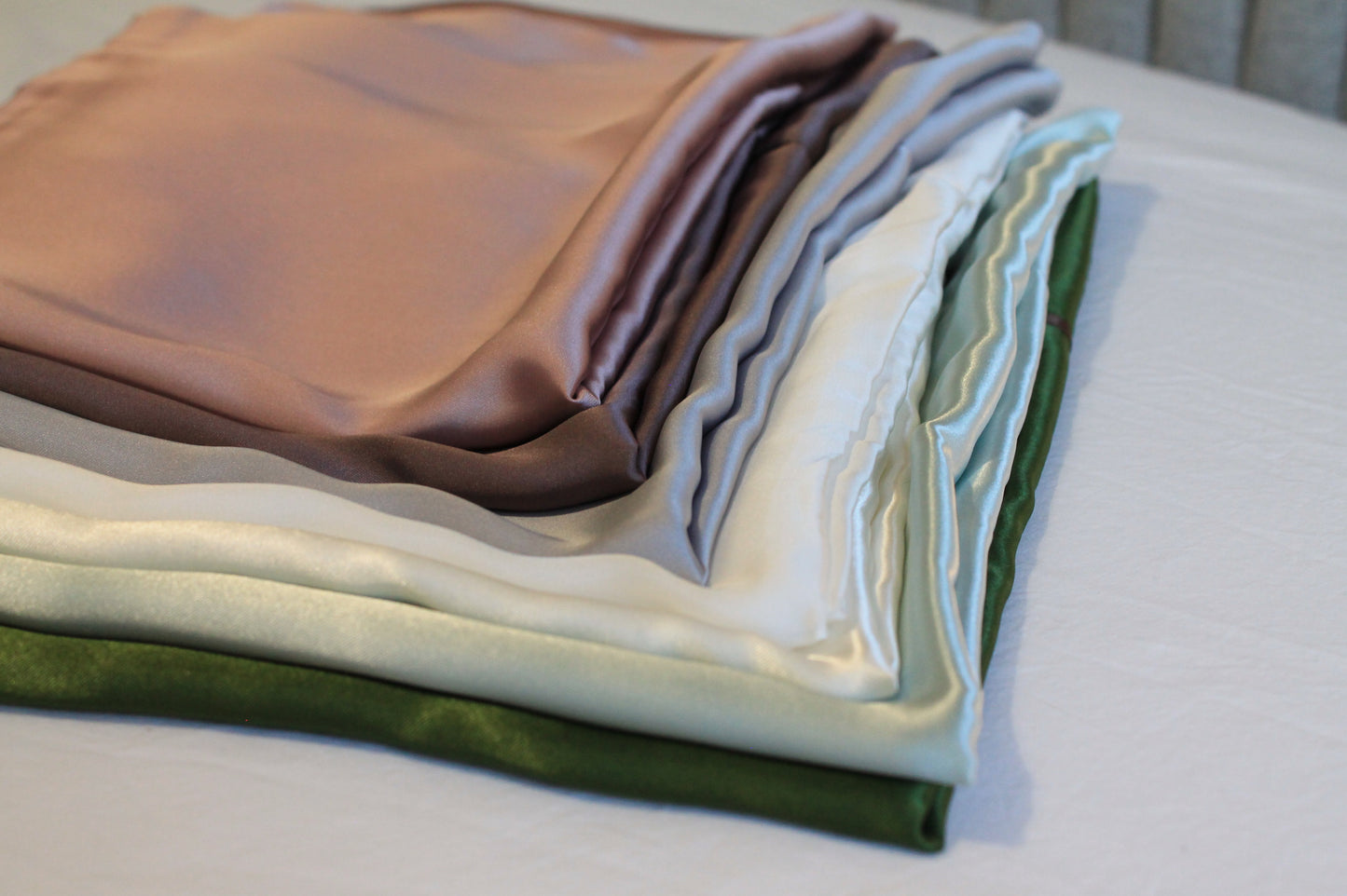 White Silk Pillowcase