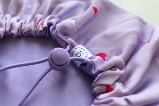 Purple Hearts - Adjustable Bonnet